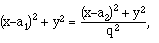 a quadratic in x and y