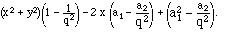 a quadratic in x and y, where x^2 and y^2 have the same coefficient.