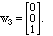 w_3 =  (0,0,1).